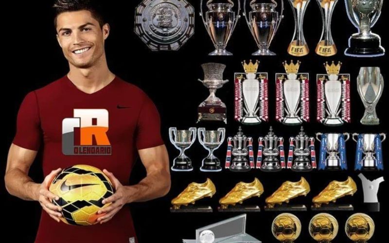 Những thành tích chói lọi trong sự nghiệp của Ronaldo