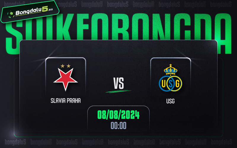 Soi kèo Slavia Praha vs USG 00h00 ngày 08/8/2024